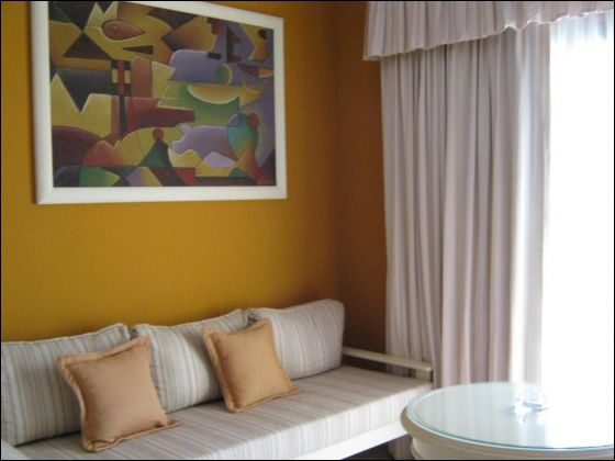 Sofa Beds in all rooms at Gran Bahia Principe Esmeralda /Discount Charter Vacations